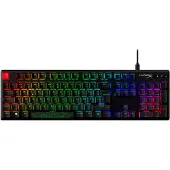HyperX Alloy Origins PBT HX Rot – Mechanische Gaming-Tastatur, Volle Größe (100%), Kabelgebunden, USB, Mechanischer Switch, RGB-LED, Schwarz