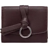 Marc O'Polo Leder Geldbörse Leni Combi Wallet Black Cherry dunkelbraun