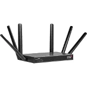 Edimax 5G-8649AX, Wi-Fi 5 (802.11ac), Dual-Band (2,4 GHz/5 GHz), Ethernet/LAN, 5G, Schwarz, Rack-/Wandrouter
