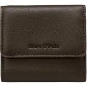Marc O'Polo Leder Geldbörse Jean Combi Wallet Burnt Coffee dunkelbraun