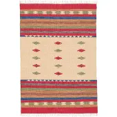 Pergamon Baumwolle Natur Kelim Teppich Lina Trend