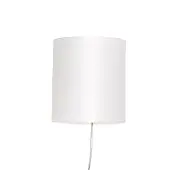 Licht-Erlebnisse Moderne Wandleuchte mit Kabel Anschluss Weiß elegant Weiß Loft Wandlampe ALICE