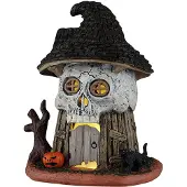 Lemax Hexen-Totenkopfhütte, an Netzstrom anpassbar (nicht im Lieferumfang enthalten) Ornament (zwart)