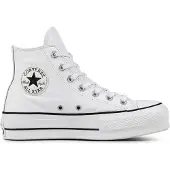 Converse Chuck Taylor All Star Lift Hi Frauen Leder Plateau Turnschuhe Weiß – undefined / Weiß
