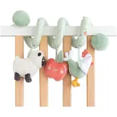 Saro Plüsch-Rassel, Spirale, Design, „Funny Farm“,
