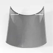 Licht-Erlebnisse Wandleuchte Grau Stoff Schirm E27 indirektes Licht Up Down Wandlampe innen Schlafzimmer Wohnzimmer Flur