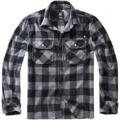 Brandit Fleecejacke "Herren Jeff Fleece Shirt Long Sleeve" 1 Stk. tlg.