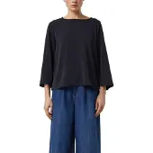 Comma Shirtbluse Sommerbluse 3/4-Arm mit weiten Ärmeln