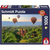 Schmidt Spiele Heißluftballons, Mandalay, Myanmar, 1000 Stück(e), Landschaft, 12 Jahr(e)
