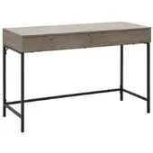 Bessagi Home Schreibtisch Cara Walnussfarben MDF ca.120x50 cm