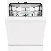 Hisense HS673A90W, Freistehend, Standardgröße (60 cm), Weiß, Weiß, Berührung, LED