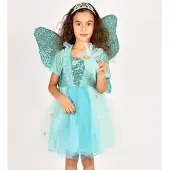 Den Goda Fen Kostüm Kleid mit Zubehör, 2-4 Jahre