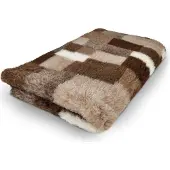 Topmast Veterinary Bed mit Latexrücken 75 x 50 cm Patchwork taupe