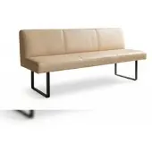 KAWOLA ESSZIMMERBANK ELEEN Beige Leder