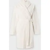 Hunkemoller Bademantel Fleece Weiß