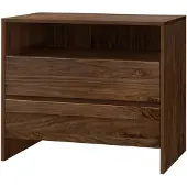 Hasena Kommode Sideboard Ina 2 Schubladen und Fach Nussbaum (82)