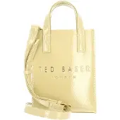 Ted Baker Umhängetasche Handtasche Crinkll Crinkle Mini Icon Bag Yellow senfgelb