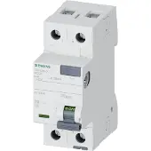 Siemens 5SV4316-0 FI-Schutzschalter, 2-polig, Typ AC, In: 63 A, 30 mA, Un AC: 230 V 5SV43160