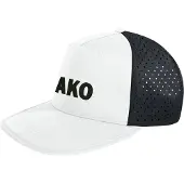Jako Unisex Kappe Cap Function 1281-001 Senior - Weiß/Schwarz - Senior