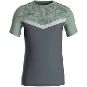 Jako T-Shirt Iconic 38 anthra light/mintgrün/soft grey