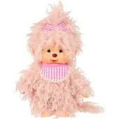 Monchhichi 20cm Fluffy Pink Girl