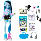 Monster High Self-Scare Secrets Frankie Stein-Modepuppe mit 13 realistischen Zubehörteilen, Modepuppe, Weiblich, 4 Jahr(e), Mädchen, 290 mm, Mehrfarbig
