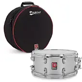 Premier Artist 14" x 65" Aluminium-Snare-Drum gebürstetes Aluminium & Softcase