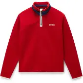 Napapijri T-dergana Half Zip haute red r1f (R1F) M