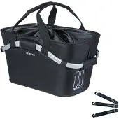 Bike-parts Basil Classic Carry All MIK 2.0 Fahrrad-Gepäckträger, schwarz + Reifenheber 3er-Set