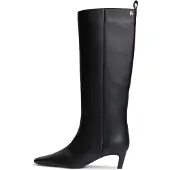Tommy Hilfiger Stiefel Kitten Heel Leather High Boot FW0FW09568 Schwarz 17