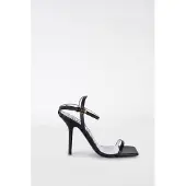 Moschino Goatskin Sandals Black Größe: 40 | Pumps Outlet | Damen | Schwarz