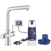 GROHE 30560000, Standard, Chrom, Hebelgriffe, Einzelbild, 3/8", Typ L