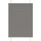 vidaXL Plissee Anthrazit 90x100 cm Stoffbreite 89,4 cm Polyester