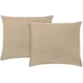 Modern Living Kissenhüllen-Set Beige ca. 80x80cm, 2 Stk.
