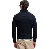 Superdry Pullover Knit Half Zip Dunkelblau