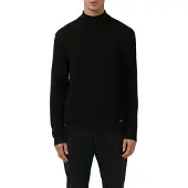s.Oliver Rollkragenpullover , Herren, Gr. 3XL, schwarz, Strick, Obermaterial: 100% Baumwolle, unifarben, regular fit normal, ohne Ausschnitt, Rippbündchen, Pullover Rollkragenpullover, mit Rippbündchen