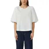 s.Oliver Schlupfbluse mit weitem Hallbarm und Knopfvershcluss