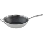 Gourmesto Wokpfanne Silver Line Edelstahlfarben