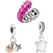 Sonstiges Bead Charms Kirschblüten Schildkröte Raupe Muschel für Damen