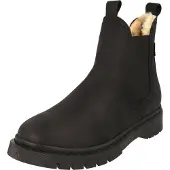 Tamaris Damen Chelsea Boots Schwarz Glattleder Größe: 43