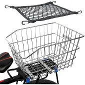 Merkloos Stabile Fahrradtasche aus Edelstahl für hinten