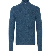 Blend Troyer "Troyer BHPatti", Herren, Gr. L, blau (marineblaus melange), Obermaterial: 100% Polyacryl PAN., Pullover Troyer