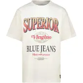 Vingino Oversized T-Shirt Hanis Junge Weiß 92