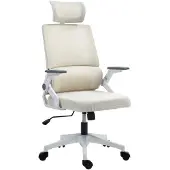 Vinsetto Bürostuhl Ergonomisch Schreibtischstuhl mit Verstellbar Kopfstütze