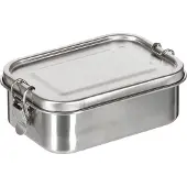 MFH FoxOutdoor Lunchbox, "Premium", Edelstahl,ca. 16 x 11,5 x 6 cm