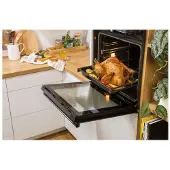 Gorenje Elektro-Herd-Set "Black Set 4", Energieeffizienz: A, schwarz, Herdsets, 300 C Pizzafunktion. Pizza wie aus dem Steinofen, Elektro-Herd-Set