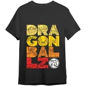 Toei Animation Dragon Ball Z Letters Kurzarm-t-shirt Schwarz L Schwarz L