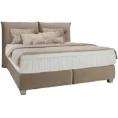 Premium Living Boxspringbett Fog in Beige ca. 160x200cm