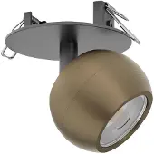Eglo LED Spot Mengibar Sphere dimmbar 4,8W CCT warm-/neutral-/tageslichtweiss 2700/4000/6500K Bronze Schwarz Ø9cm 902726