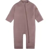 Mikk-Line - Wool Baby Suit - Overall Gr 68 rosa/braun